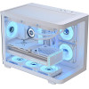 AeroCool Case mATX - P300C-G-WT-v1 - 3 x 120 mm Infinity Mirror A-RGB - (ACCS-PN02033.21)