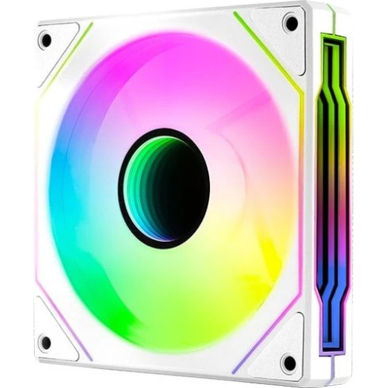 AeroCool Fan 120mm Phantom M-3 - Infinity Mirror ARGB - White - (ACF3-MR11217.21)