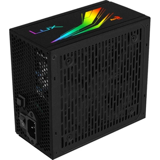 AeroCool PSU 1000W - 80+ Gold, Semi-Modular LUX RGB 1000M - (ACPG-LMK0AEC.11)