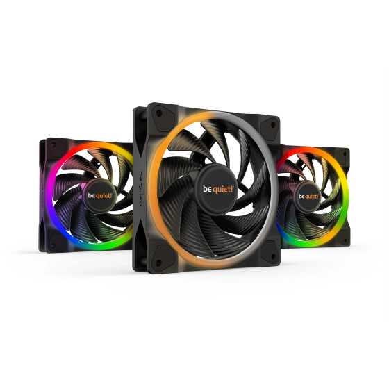 Be Quiet ! Fan Pack 3-in-1 3 x 120mm - LIGHT WINGS 120mm PWM high-speed Triple-Pack - (BL077)