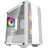 DeepCool Case mATX - CC360 A-RGB White - (R-CC360-WHAPM3-G-1)