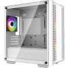 DeepCool Case mATX - CC360 A-RGB White - (R-CC360-WHAPM3-G-1)