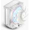 DeepCool CPU Cooler AG400 White - Addressable RGB V2 - LGA1851/AM5 - (R-AG400-WHAMMN-GJD)