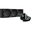 DeepCool Water Cooling MYSTIQUE 360 - LCD Screen, A-RGB - (R-LX750-BKDSNMP-G-1)