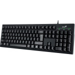 Genius Smart Keyboard KB-100 Black - AI, BG Layout, USB - (GENIUS-KB-100-BLK)