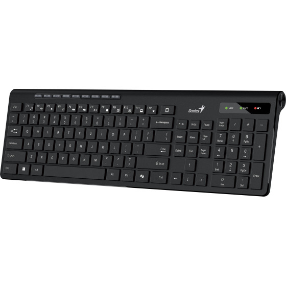 Genius Wireless Slim Keyboard SlimStar 7230 Black - AI, BG, 2.4Ghz - (GENIUS-SLIMSTAR-7230-BLK)
