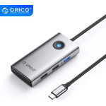 Orico Docking Station Type-C Power Distribution 60w - HDMI, USB3.0 x1, USB2.0 x1 - (PW11-5P-GY-EP)