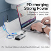 Orico Docking Station Type-C Power Distribution 60w - HDMI, USB3.0 x1, USB2.0 x1 - (PW11-5P-GY-EP)