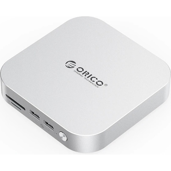 Orico SSD Docking station M.2 NVMe - USB-C(10Gbps) x 1, USB3.2 x 2, USB2.0 x 2, M.2 x 1, Audio, SD/TF 4.0 - MiniLink M49P-EU-SV - (ORICO-M49P-EU-SV-BP)