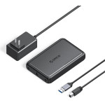 Orico Storage - Case - 3.5 inch USB-A black - DDL35-U3-EU-BK - (DDL35-U3-EU-BK-BP-HW)