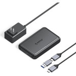 Orico Storage - Case - 3.5 inch USB-C black - DDL35-C3-EU-BK - (DDL35-C3-EU-BK-BP)