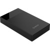 Orico Storage - Case - 3.5 inch, USB3.0, Built-in Power adapter, UASP, black - 3599U3 - (3599U3-EU-BK-BP)