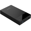 Orico Storage - Case - 3.5 inch, USB3.0, Built-in Power adapter, UASP, black - 3599U3 - (3599U3-EU-BK-BP)