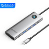 Orico Type-C Docking Station Power Distribution 100W - HDMI, Type-C x 1, USB3.0 x 3, LAN 1000Mbps Gigabit, SD/TF, VGA, Audio - PW11-10P-GY - (PW11-10P-GY-EP)