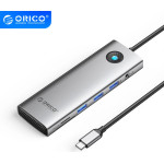 Orico Type-C Docking Station Power Distribution 100W - HDMI, Type-C x 1, USB3.0 x 3, LAN 1000Mbps Gigabit, SD/TF, VGA, Audio - PW11-10P-GY - (PW11-10P-GY-EP)