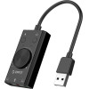 Orico USB Sound card - 2 headphones, mic, volume - SC2-BK - (SC2-BK-PRO)