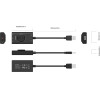 Orico USB Sound card - 2 headphones, mic, volume - SC2-BK - (SC2-BK-PRO)