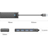 Orico USB3.0 HUB 4 port Black - PAPW4A-U3-015-BK - (PAPW4A-U3-015-BK-EP)