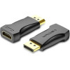 Vention Adapter DisplayPort M / HDMI F - 4K, Black - (HBPB0)