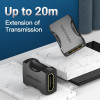 Vention Adapter HDMI Female to Female Coupler Black - (AIRB0)