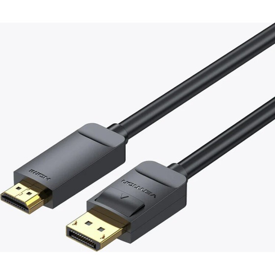 Vention Cable DisplayPort to HDMI 3.0m - 4K, Gold Plated - (HAGBI)