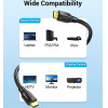 Vention Cable HDMI 2.1 - 1.5m - 8K/60Hz Black - (AANBG)