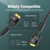 Vention Cable VGA HD15 M / M 1.0m Gold Plated, 2 Ferrites - (DAEBF)