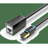 Vention Cat.8 SSTP Extension Patch Cable 2M Black 40Gbps - (IKHBH)