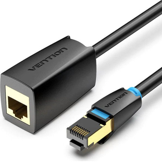 Vention Cat.8 SSTP Extension Patch Cable 2M Black 40Gbps - (IKHBH)