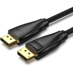 Vention Display Port 1.4 DP M / M 8K 2m - Cotton Braided, Black - (HCCBH)