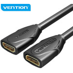 Vention HDMI v2.0 extension Cable Female to Female 0.5M Black, Gold - (AAXBD)