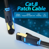 Vention LAN SFTP Cat.8 Patch Cable - 1.5M Black 40Gbps - (IKABG)