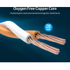 Vention LAN SFTP Cat.8 Patch Cable - 1M Black 40Gbps - (IKABF)