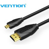 Vention Micro HDMI2.0 Cable 1.5M Black - (VAA-D03-B150)