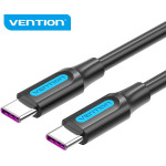 Vention USB 2.0 Type-C to Type-C - 1.5M Black 5A Fast Charge - (COTBG)