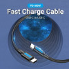 Vention USB 2.0 Type-C to Type-C - 1.5M Black 5A Fast Charge - (COTBG)
