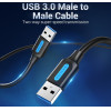Vention USB 3.0 AM / AM - 1.5M Black - (CONBG)