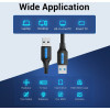 Vention USB 3.0 AM / AM - 1.5M Black - (CONBG)
