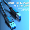 Vention USB 3.0 AM / BM - 1.5M Black - (COOBG)