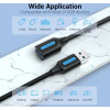 Vention USB 3.0 Extension AM / AF - 1.5M Black - (CBHBG)