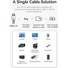 Vention USB4.0 Type-C/Type-C 40Gbps, 240W 1m - (TAVHF)