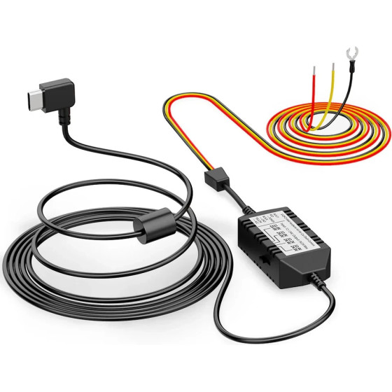 VIOFO Hardwire Kit - HK4 Type-C - Low Voltage Battery Protection - (VIOFO-HK4)