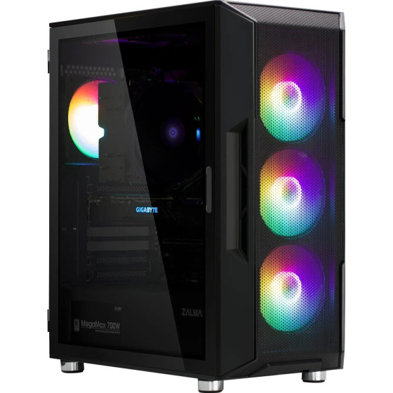 Zalman Case ATX - I3 NEO Black - RGB, Mesh - (ZM-I3-NEO-BK)