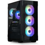 Zalman Case ATX - I3 NEO TG Black - aRGB, Tempered Glass - (ZM-I3-NEO-TG-Black)