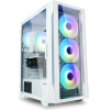 Zalman Case ATX - I3 NEO TG White - aRGB, Tempered Glass - (ZM-I3-NEO-TG-White)