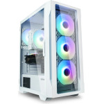 Zalman Case ATX - I3 NEO TG White - aRGB, Tempered Glass - (ZM-I3-NEO-TG-White)
