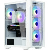 Zalman Case ATX - I3 NEO TG White - aRGB, Tempered Glass - (ZM-I3-NEO-TG-White)