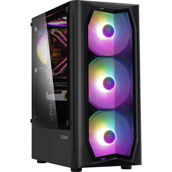 Zalman Case ATX - N4 - RGB, Tempered Glass - (ZM-N4)