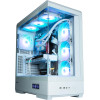 Zalman Case ATX - P50 DS White - Digital Display, Addressable RGB - (ZM-P50-DS-WH)