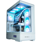 Zalman Case ATX - P50 DS White - Digital Display, Addressable RGB - (ZM-P50-DS-WH)